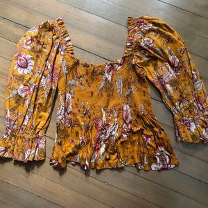 Floral Off-Shoulder Blouse